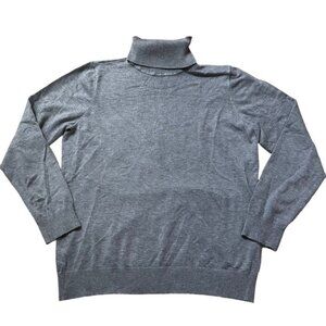 Calvin Klein Gray Turtleneck Long Sleeve Sweater Size Small